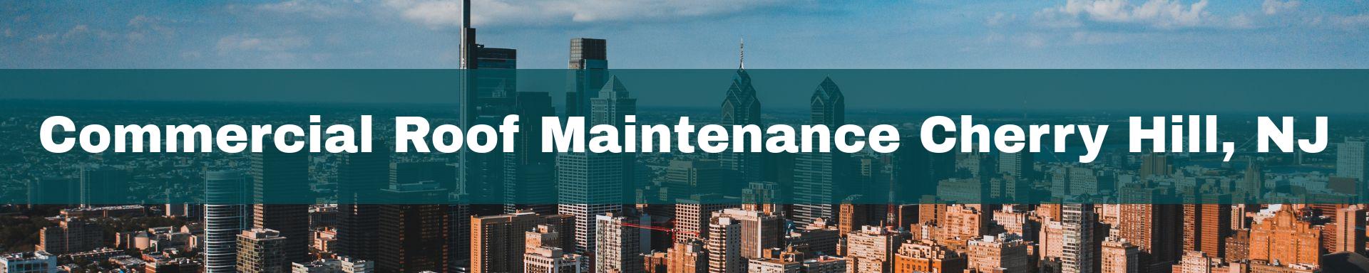 commercial roof maintenance Cherry Hill, NJ