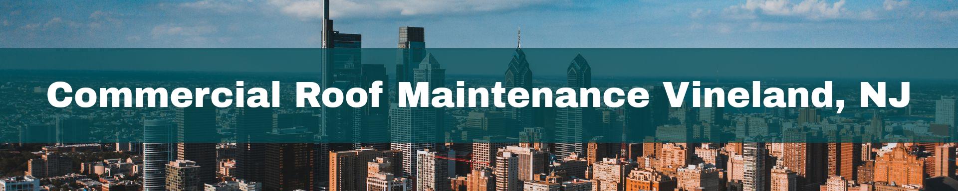 commercial roof maintenance Vineland, NJ