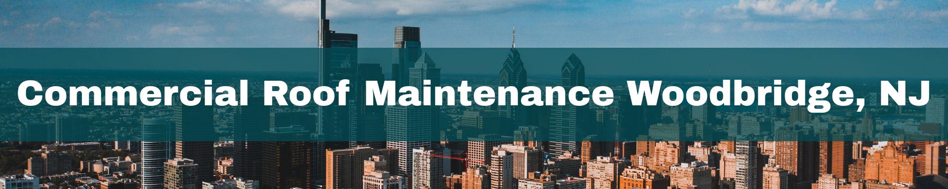 commercial roof maintenance Woodbridge, NJ